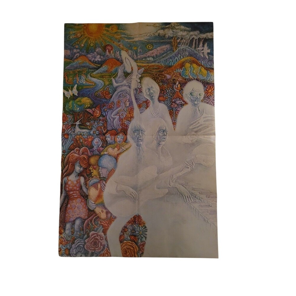 Campus Book Club New York Poster Page 175 Pyschedelic Band Fantasy 70's READ
